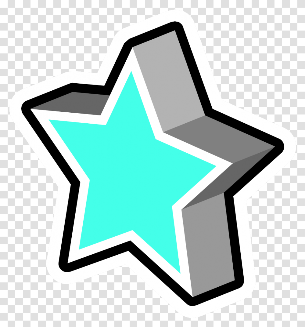 Official Club Penguin Online Wiki Club Penguin Star Pin, Star Symbol, First Aid Transparent Png