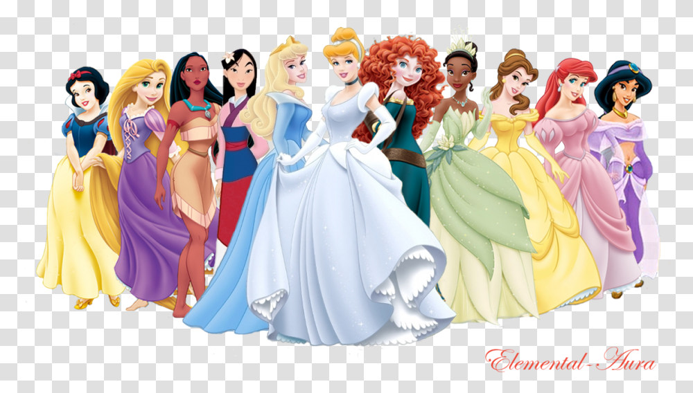 Official Disney Princess Merida Disney Princess Disney Princesses No Background, Comics, Book, Person, Manga Transparent Png