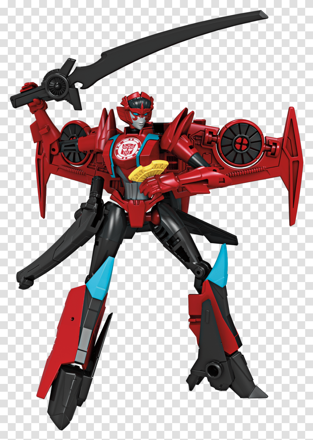 Official Hasbro Robots In Disguise Transformers Robots In Disguise Warrior Windblade, Toy, Duel Transparent Png