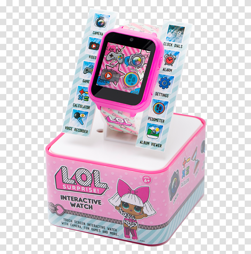 Official L O L Surprise Kidquots Touch Screen Smart Gadget, Mobile Phone, Electronics, Cell Phone, Arcade Game Machine Transparent Png