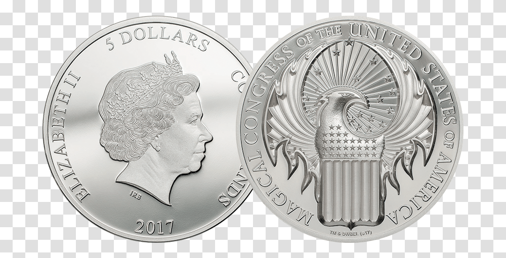 Official Licensed Fantastic Beasts And Where To Find Fantastic Beasts 2 Coins, Money, Nickel, Silver, Clock Tower Transparent Png