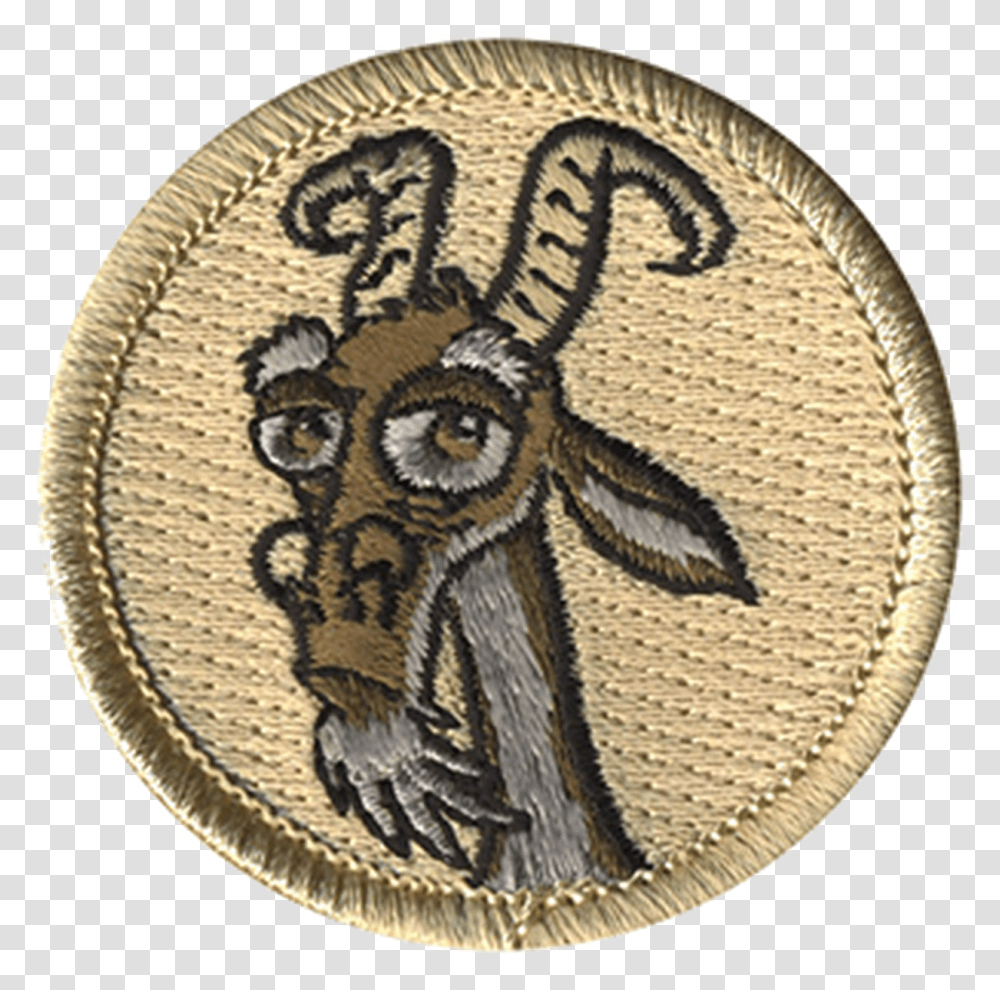 Official Licensed Old Goat Head Patrol Patch Antelope, Rug, Logo, Symbol, Trademark Transparent Png