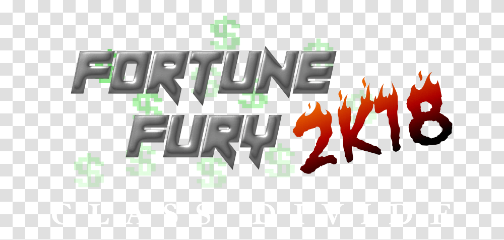 Official Logo For Fortune Fury 2k18 Graphic Design, Alphabet, Minecraft, Number Transparent Png