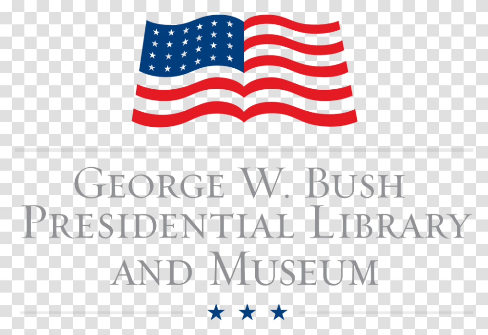 Official Logo Of The George W Bush Presidential Library, Flag, American Flag Transparent Png
