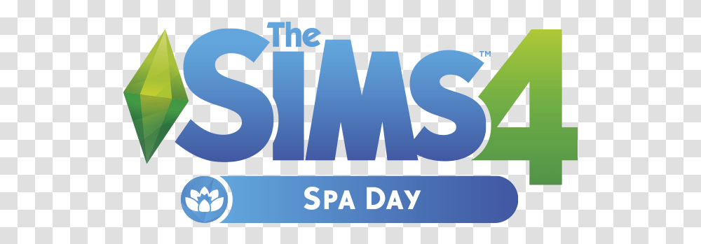 Official Logo Sims 4 Spa Day Logo, Word, Text, Alphabet, Poster Transparent Png