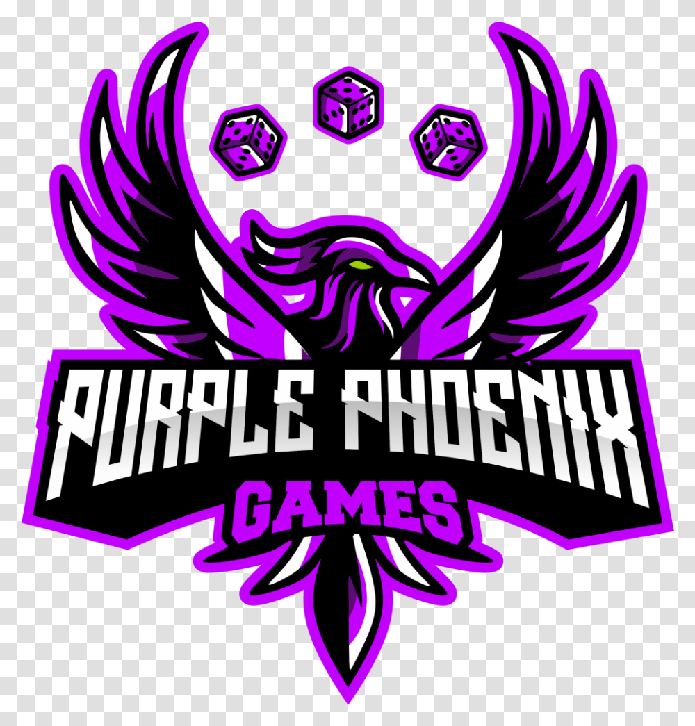 Official Logos Purple Phoenix Logo, Graphics, Art, Symbol, Paper Transparent Png