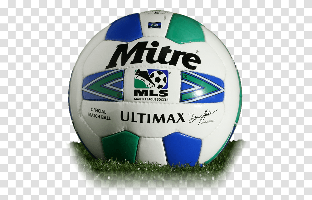 Official Mls Game Balls From 1996 2015 Photos World Mitre Mls Soccer Ball, Football, Team Sport, Sports, Helmet Transparent Png