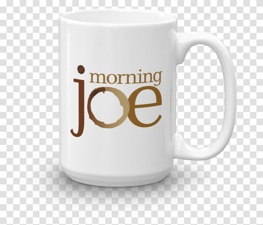 Official Morning Joe 15 Oz Ceramic White MugTitle Coffee Mug, Coffee Cup, Milk, Beverage, Drink Transparent Png