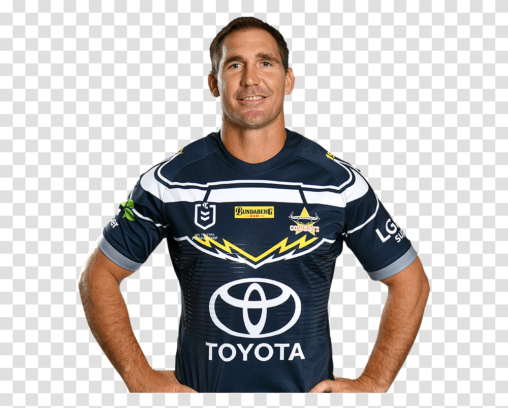 Official Profile Of Scott North Queensland Cowboys Jersey 2018, Apparel, Shirt, T-Shirt Transparent Png