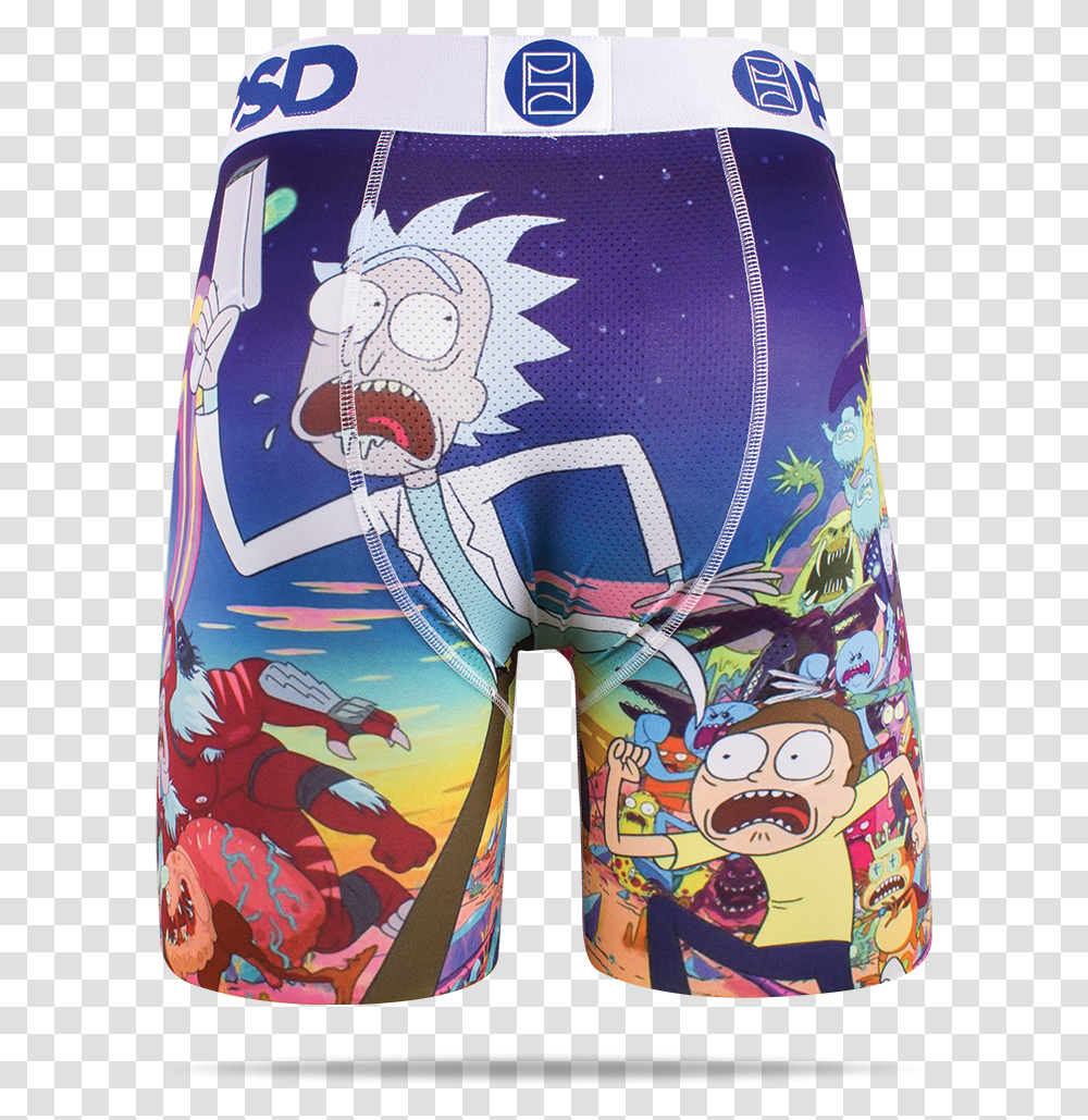 Official Rick And Morty Mashup Men's Boxer Briefs, Sea, Outdoors, Water Transparent Png