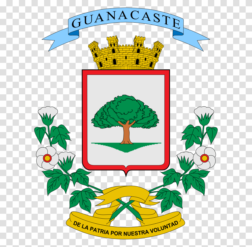 Official Seal Of Guanacaste Guanacaste Province, Vegetation, Plant, Label Transparent Png