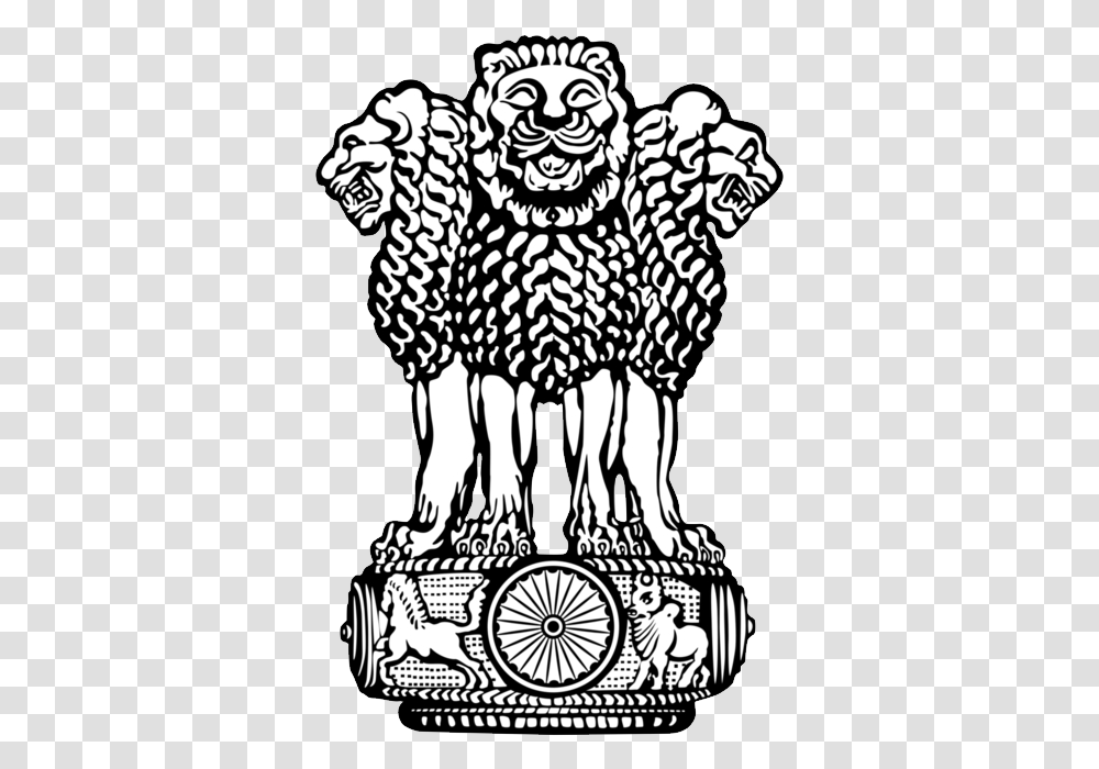 Official Seal Of India, Emblem, Logo, Statue Transparent Png