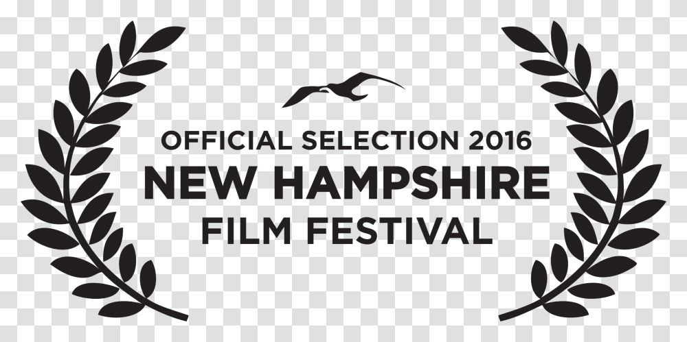 Official Selection Laurel Black High Res Film Festival Laurels, Bird, Animal, Flying Transparent Png