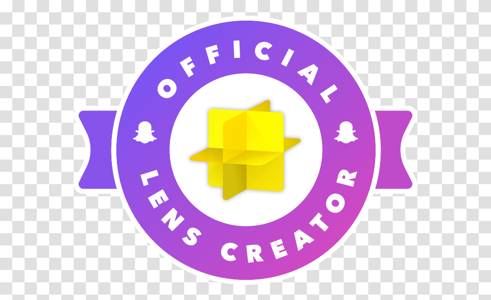 Official Snapchat Lens Creator Official Lens Creator Snapchat, Star Symbol, Recycling Symbol Transparent Png