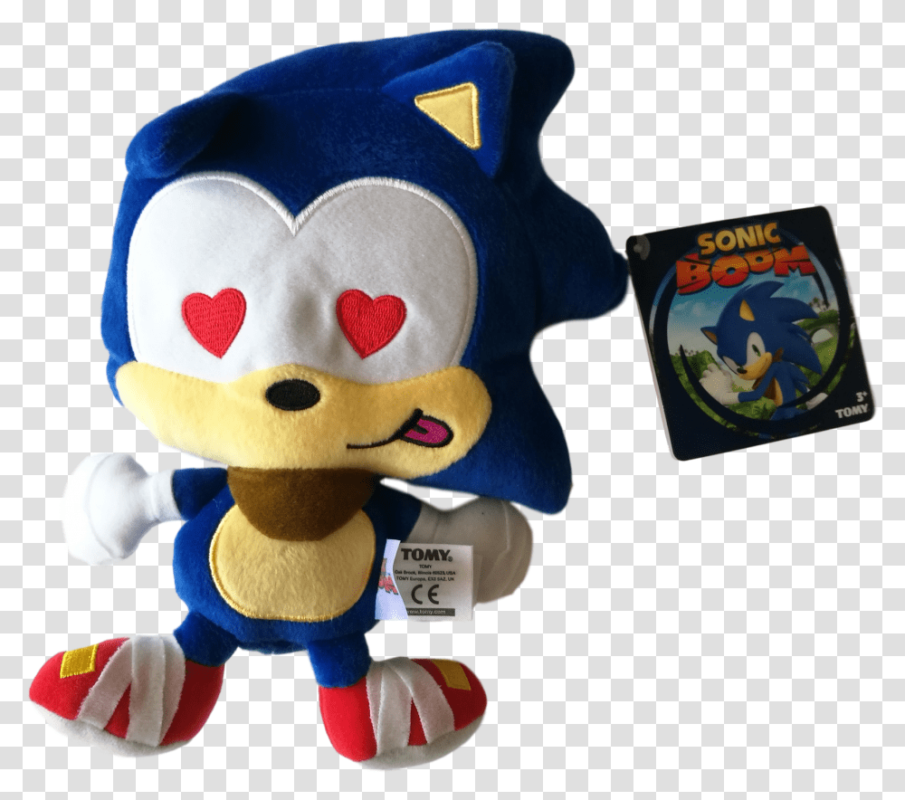 Official Sonic Boom Love Sonic Emoji Plush Sonic Boom, Toy, Doll Transparent Png