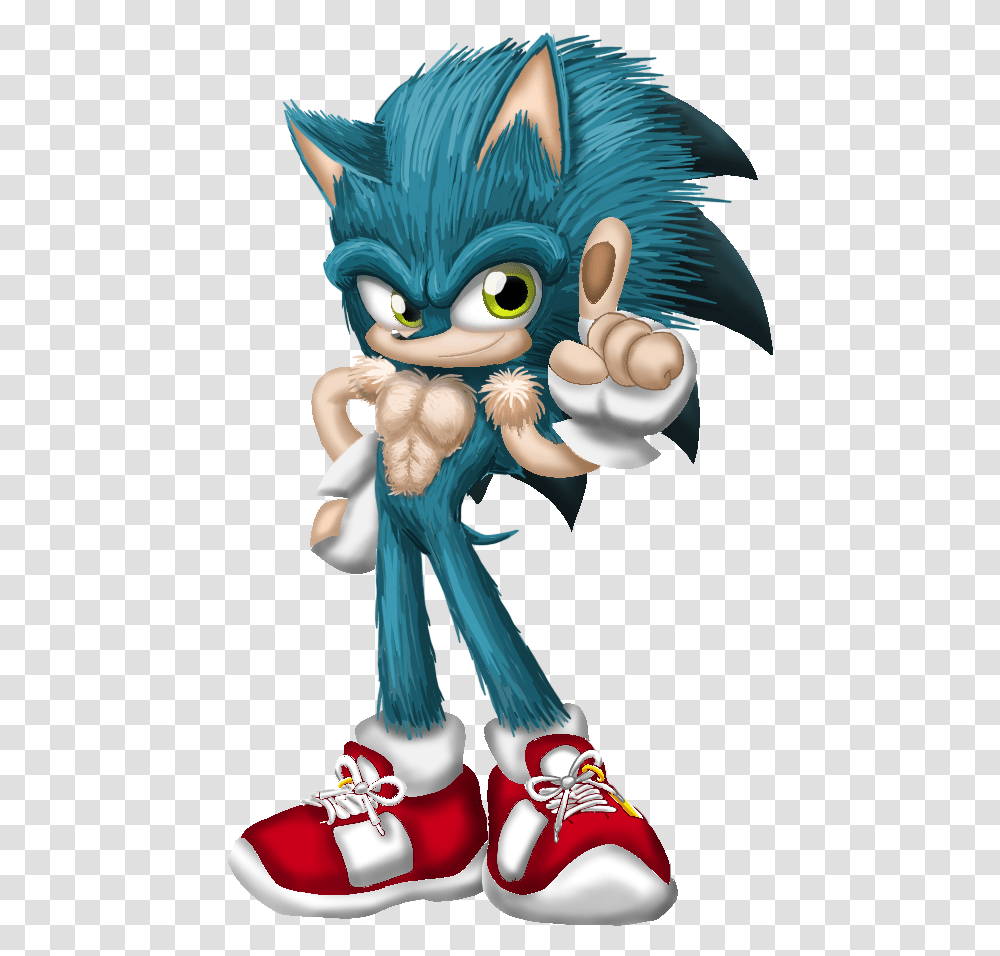 Official Sonic Redesign Came Beast Sonic, Doll, Toy, Figurine, Art Transparent Png