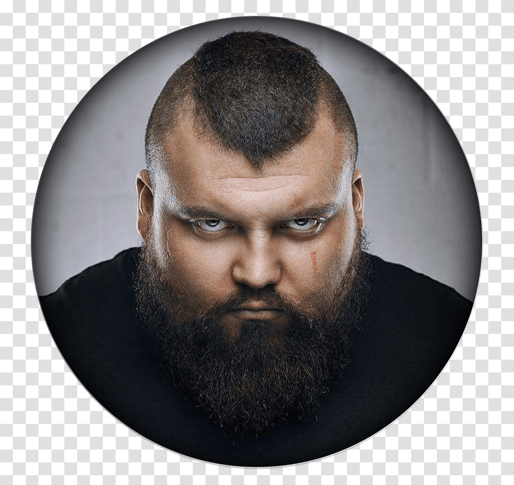 Official Strongman And Giants Live Eddie Hall Scar Face, Person, Human, Beard, Hair Transparent Png