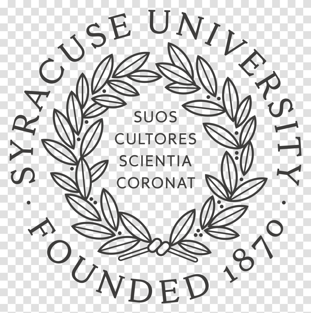 Official Syracuse University Logo, Label Transparent Png