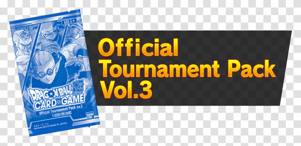 Official Tournament Pack Vol Dragon Ball Super Tournament Pack, Poster, Advertisement, Paper Transparent Png