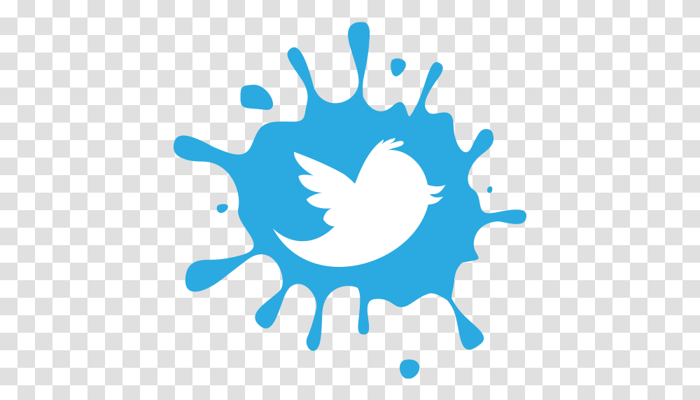 Official Twitter Icon Social Media, Stencil, Poster, Advertisement Transparent Png