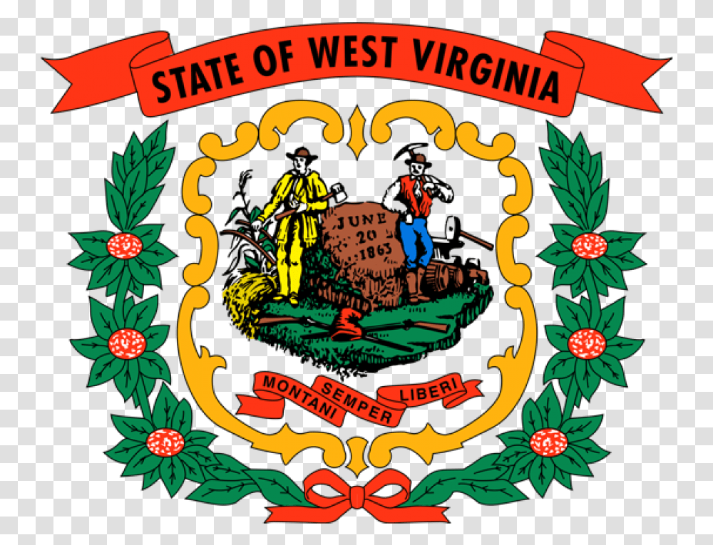 Official West Virginia Flag, Person, Poster, Advertisement Transparent Png