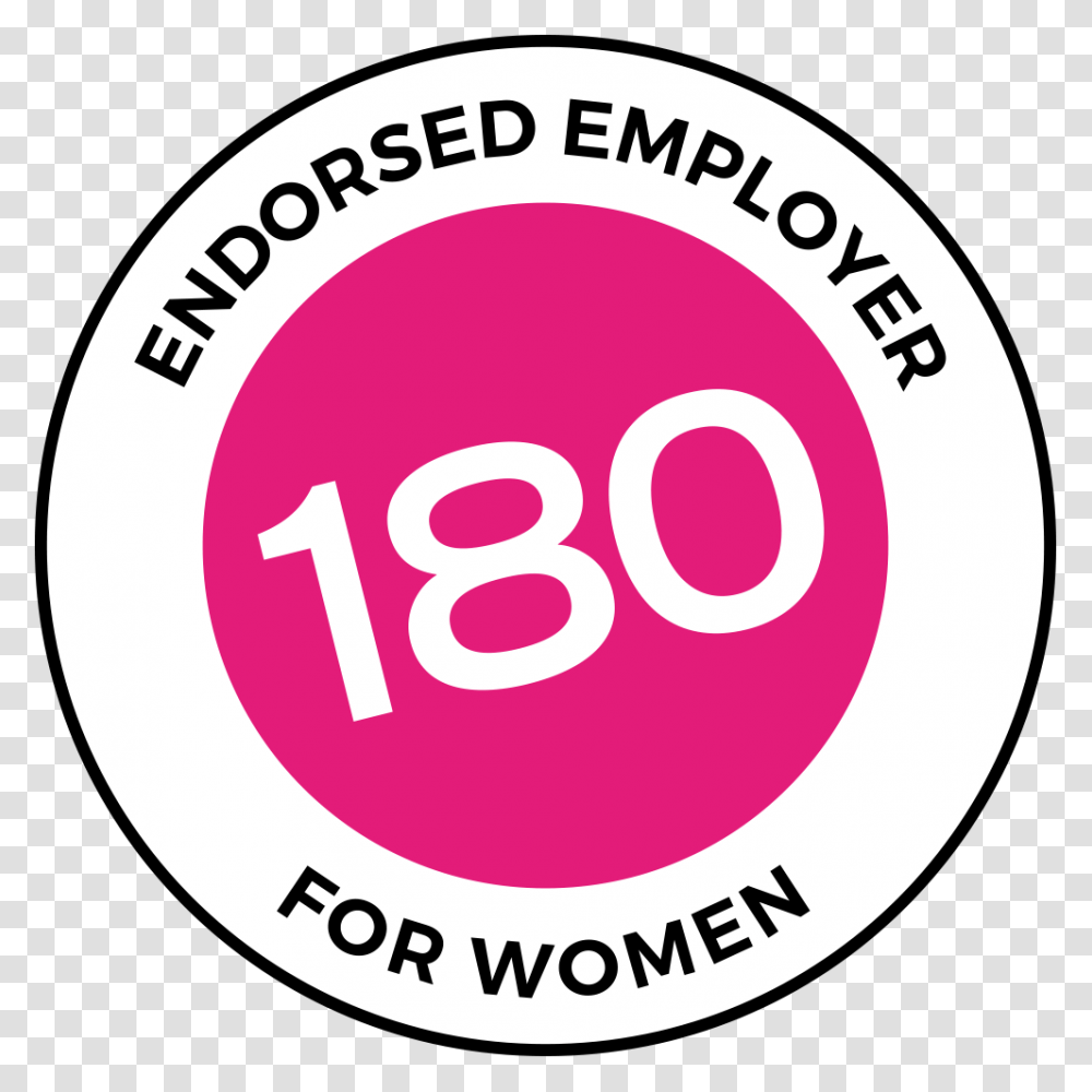 Official Work180 Endorsed Employer For Women Logo Circle, Label, Trademark Transparent Png