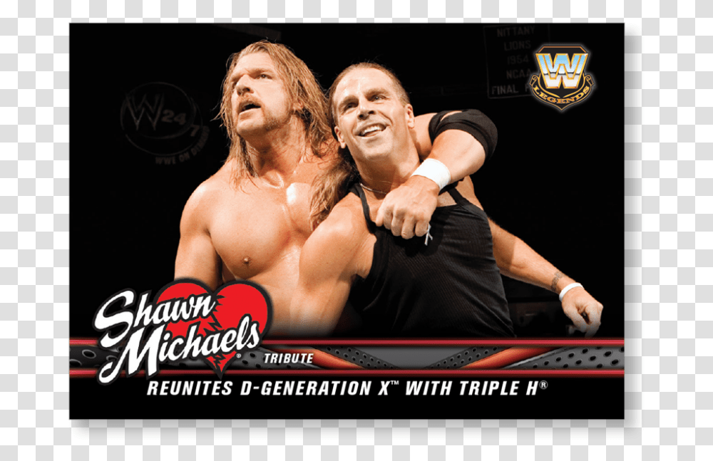 Official Wwe Shawn Michaels Soft Gel Case Download Triple H And Shawn Michael, Person, Human, Sport, Sports Transparent Png