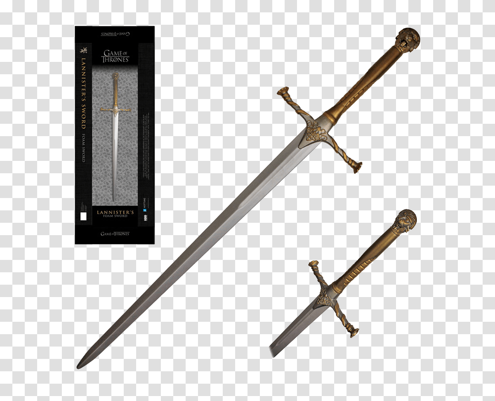 Officially Licensed Got Jamie Lannister Foam Sword Game, Blade, Weapon, Weaponry, Knife Transparent Png