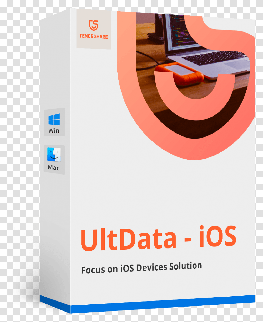Officialtenorshare Ultdata Iphone Data Recovery Best Ios Ios, Poster, Advertisement, Computer, Electronics Transparent Png
