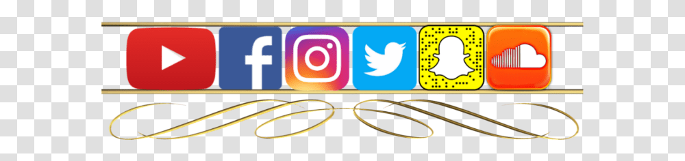 Officielfatina Socialmedia Youtube Instagram Facebook Graphic Design, Light Transparent Png