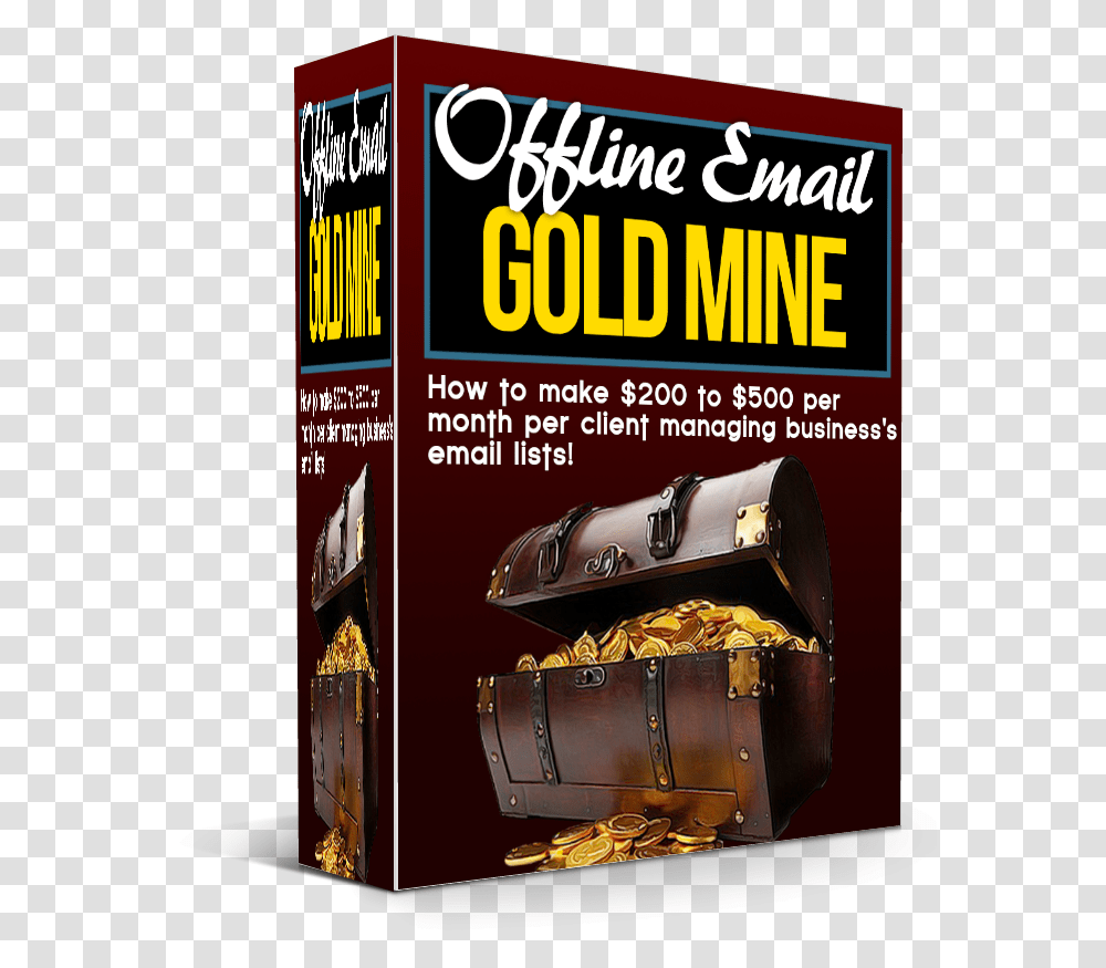 Offline Email Gold Mine Box Treasure Chest, Machine, Drum, Percussion, Musical Instrument Transparent Png