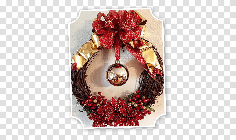 Offray Diy Christmas Wreath Christmas Day Transparent Png