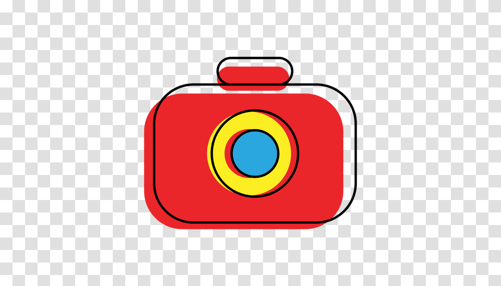Offset Colorful Camera Icon, First Aid, Electronics, Label Transparent Png