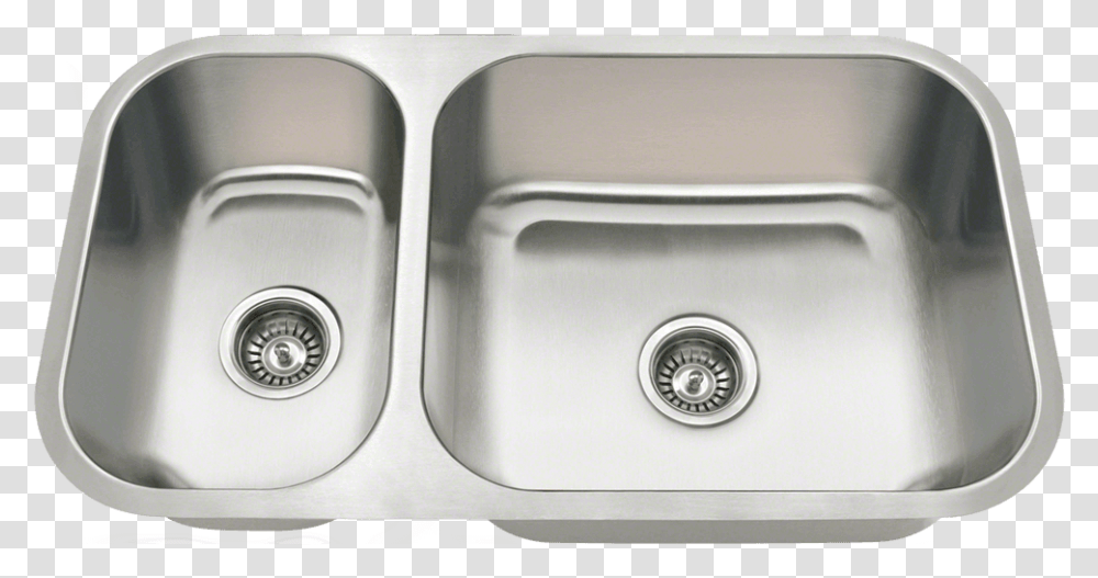 Offset Double Bowl Undermount Stainless Steel Stainless Steel Double Bowl Offset Sink, Double Sink Transparent Png
