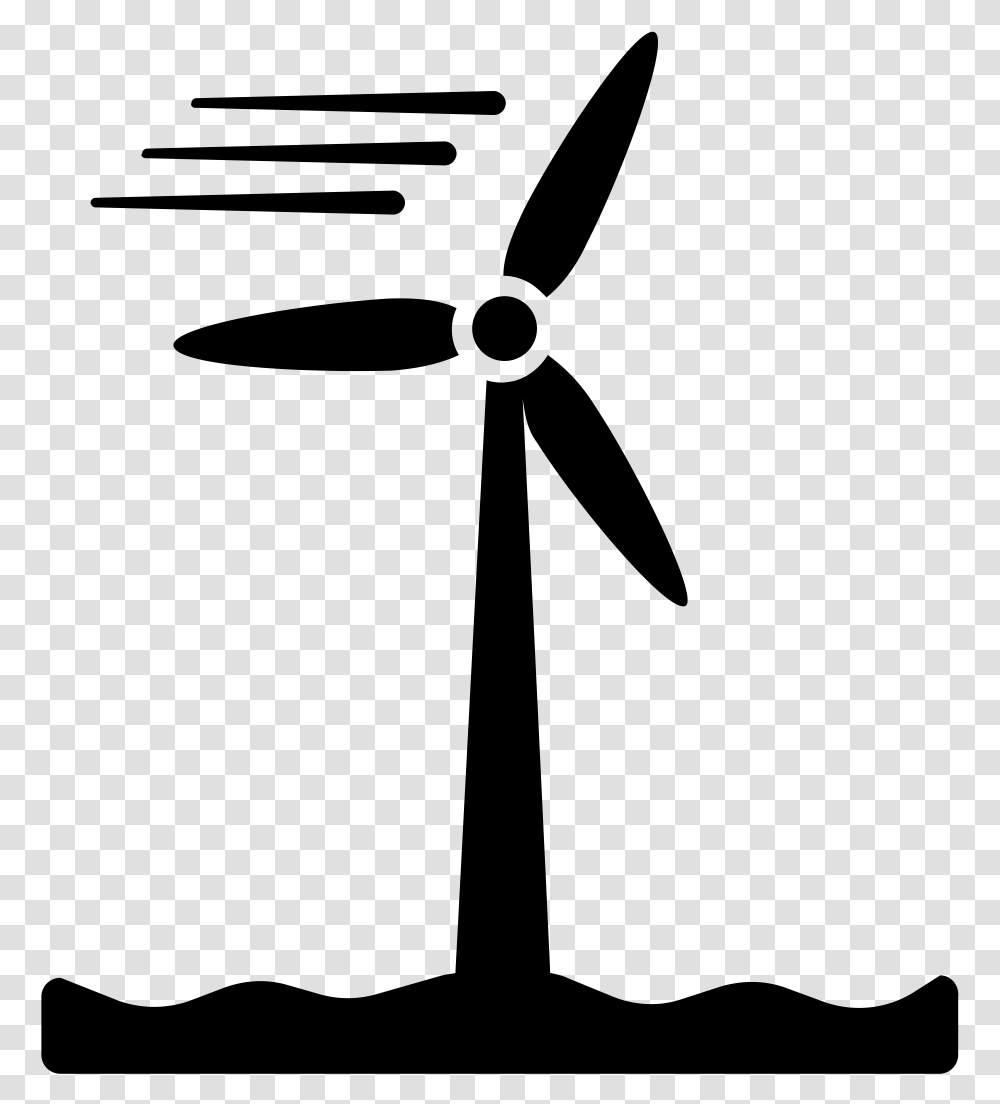 Offshore Windmill Icon Offshore Wind Turbines Icon, Gray, World Of Warcraft Transparent Png
