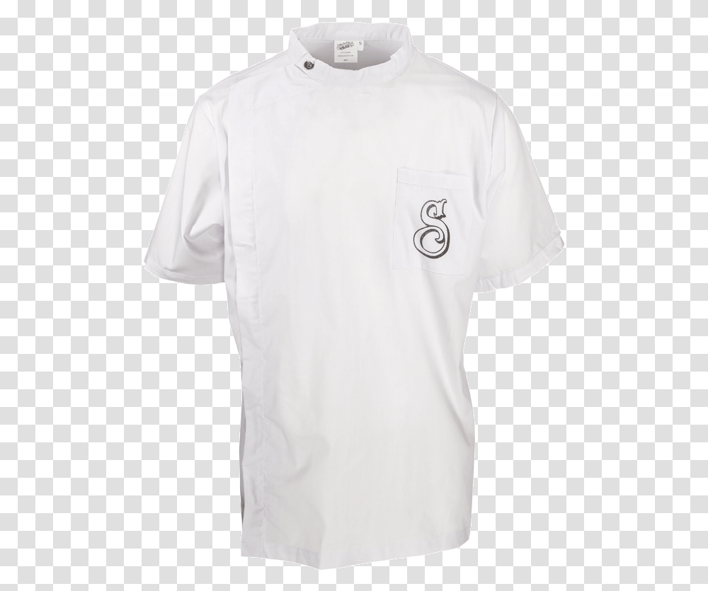 Og Barber Smock White T Shirt V Design, Apparel, Sleeve, Person Transparent Png