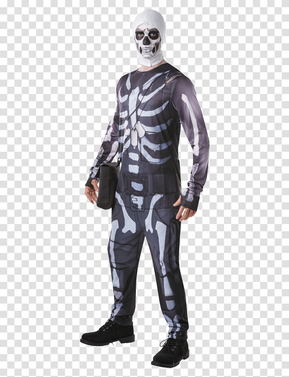 Og Skull Trooper Fortnite Download Skull Trooper Costume, Sleeve, Long Sleeve, Person Transparent Png