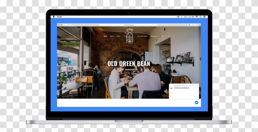 Ogb 2 Led Backlit Lcd Display, Restaurant, Person, Monitor, Cafe Transparent Png