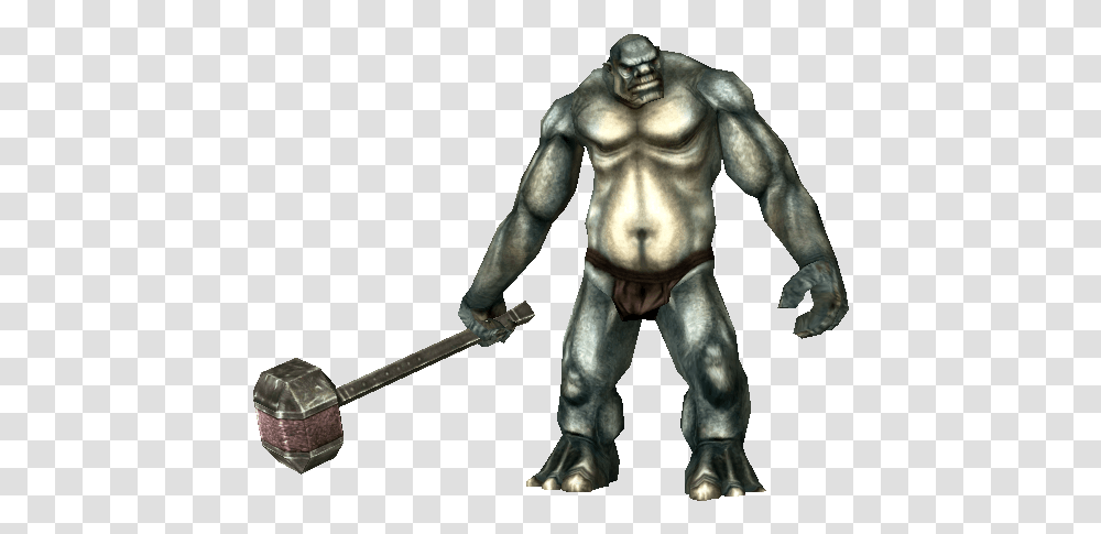 Ogre Warrior Ogre, Figurine, Person, Human, Alien Transparent Png