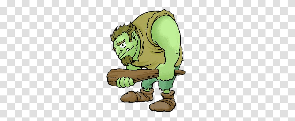 Ogre With Club, Animal, Apparel Transparent Png