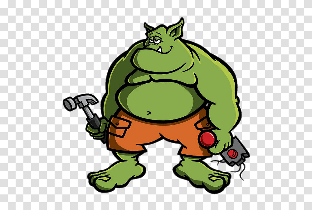 Ogre With Hammer, Wildlife, Animal, Outdoors Transparent Png