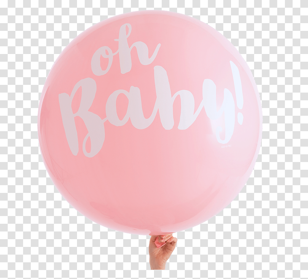 Oh Baby Pink 3 Foot Balloon Balloon Transparent Png