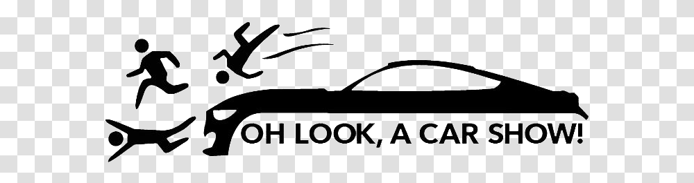 Oh Look A Car Show Mustang Crowd Decal, Label, Bow Transparent Png