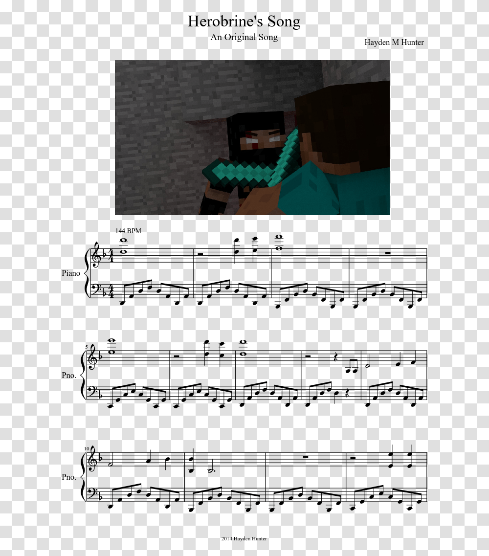 Oh My Darling Clementine Piano Sheet Music, Minecraft Transparent Png