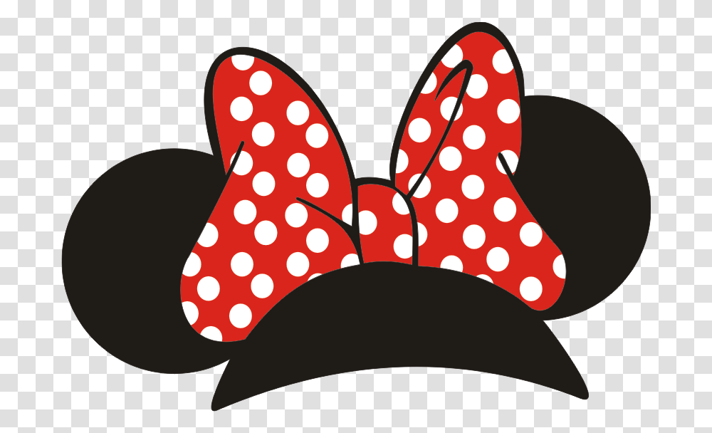 Oh My Fiesta In English So Precious Mickey And Minnie Minnie Mouse Ribbon Red, Texture, Polka Dot, Hat, Clothing Transparent Png
