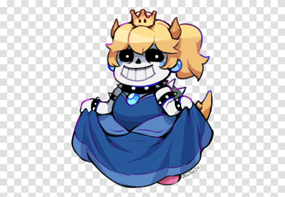 Oh Shit Watch Out Guys Itquots Bowsette Cursed Undertale Fanart, Performer, Outdoors, Elf Transparent Png
