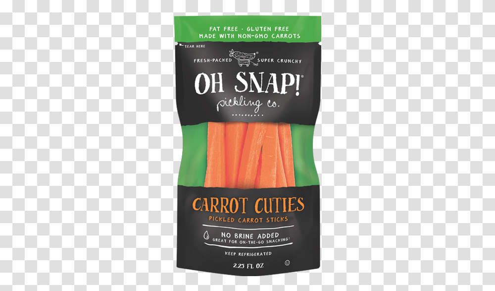 Oh Snap Spicy Pickles, Plant, Carrot, Vegetable, Food Transparent Png