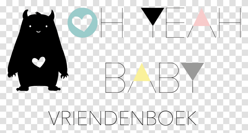 Oh Yeah Baby Vriendenboek Monster Black And White, Number, Alphabet Transparent Png