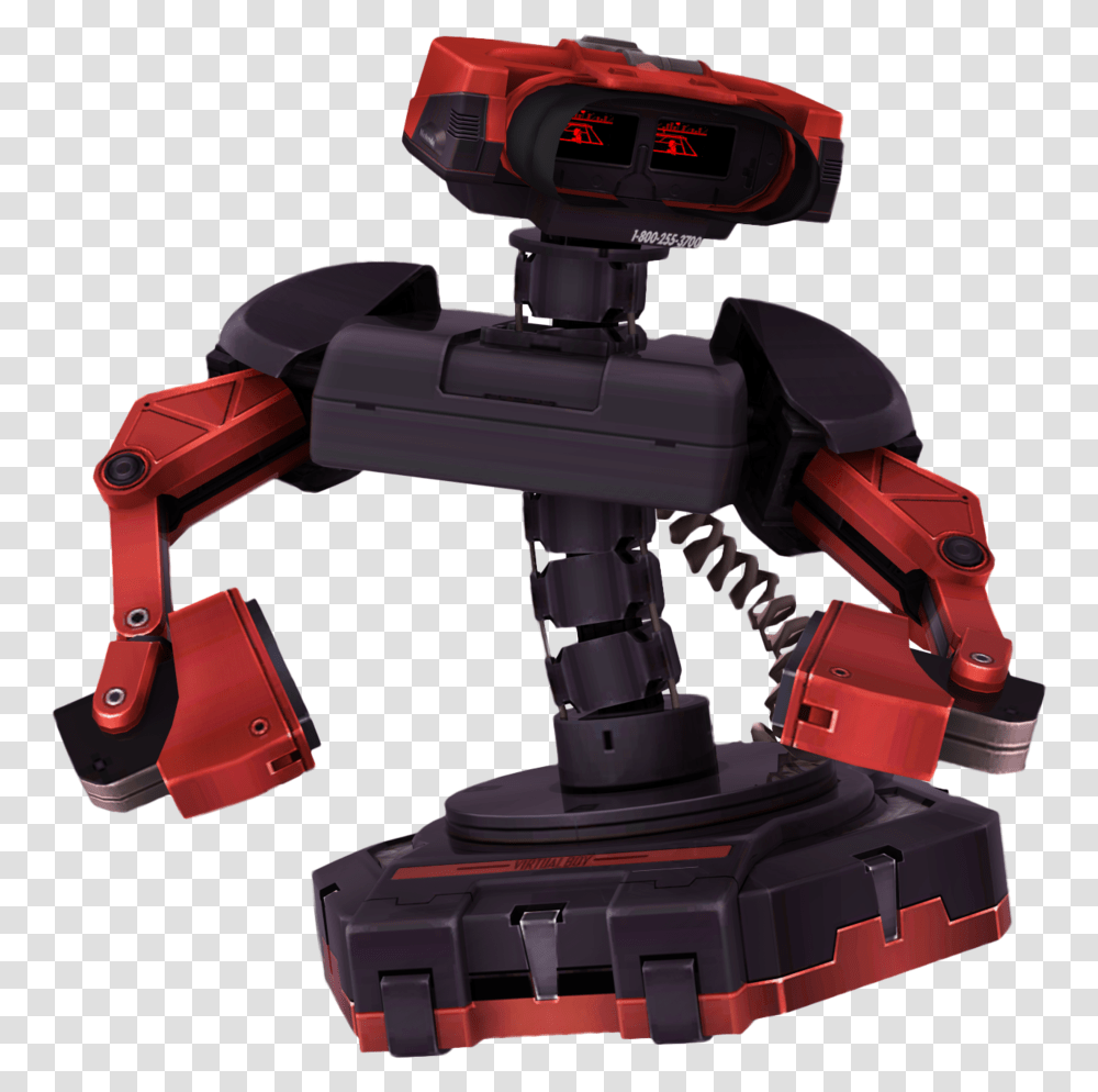 Oh Yeah We Also Rendered A New Virtual Boy Rob Image Nintendo Virtual Boy Robot, Toy Transparent Png