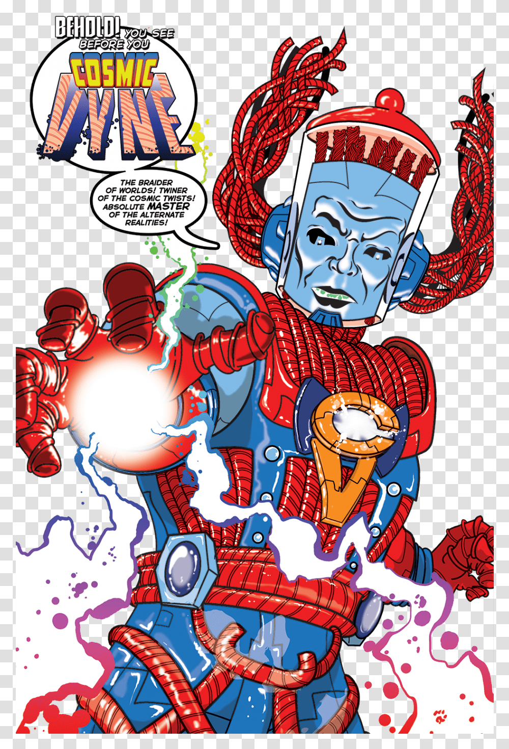 Oh Yeahand Then There's Cosmic Vynewho Seems To Have Cartoon, Comics, Book, Poster, Advertisement Transparent Png